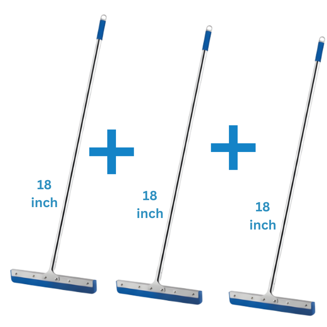 Pack of 3 – 18-Inch Steel Squeegee