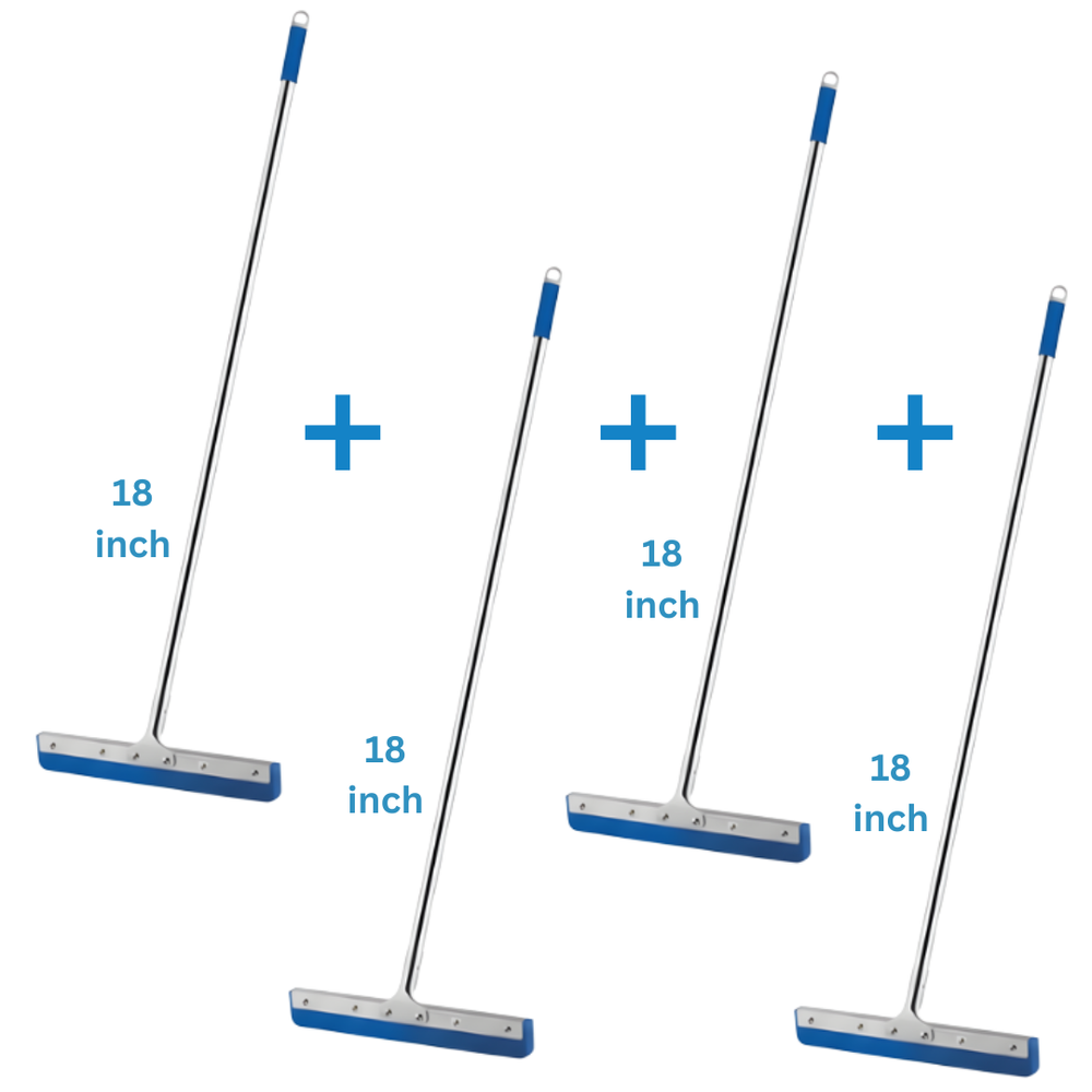 Pack of 4 – 18-Inch Steel Squeegee