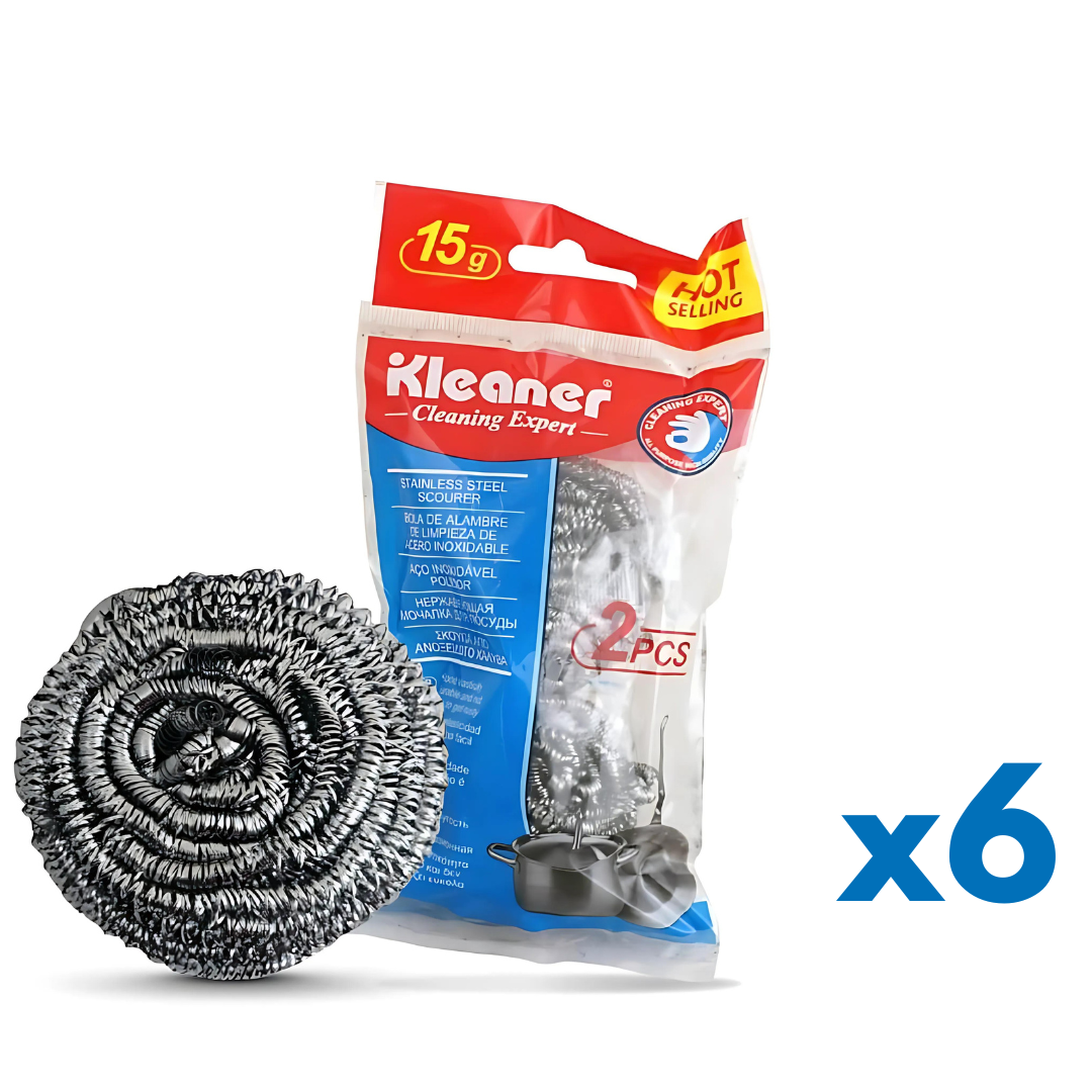 Stainless Steel Scourer 15 Gram GSH007 ( Box of Six packets )